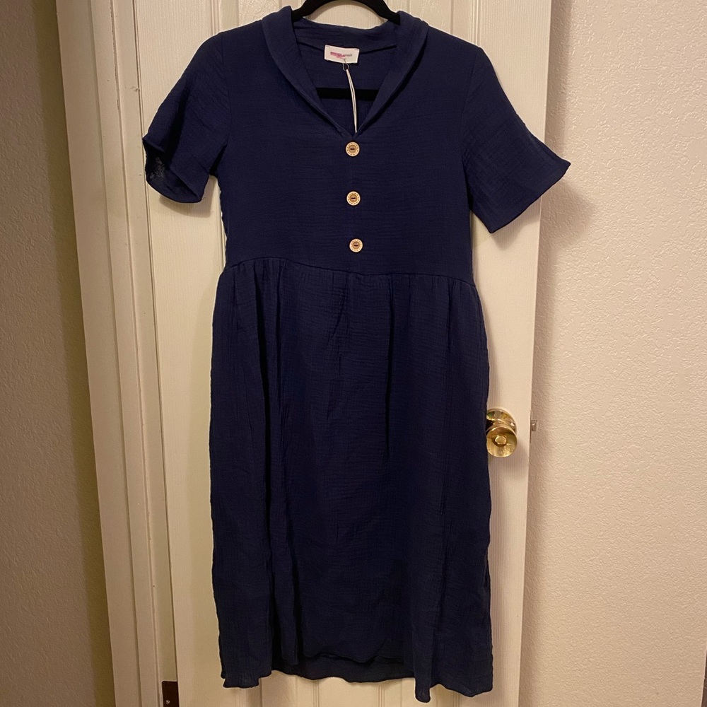 Navy Blue Dress